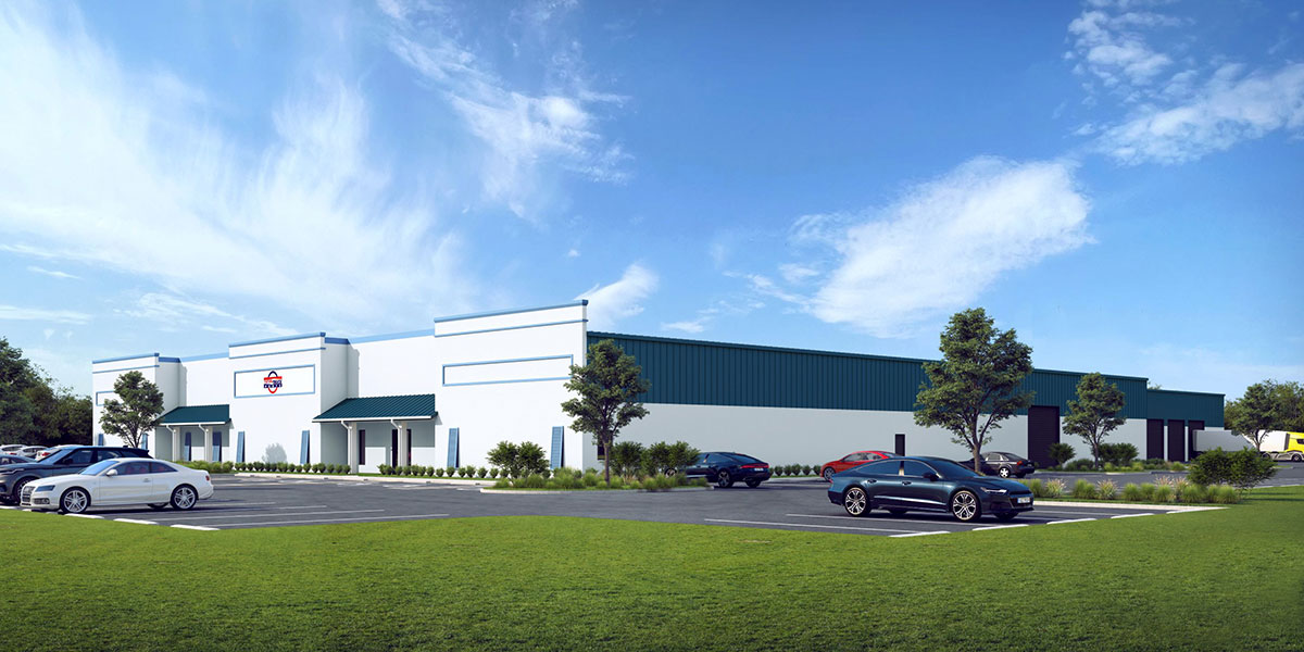 Rendering of the Total Truck Parts 47,000-square-foot facility in Port St. Lucie.