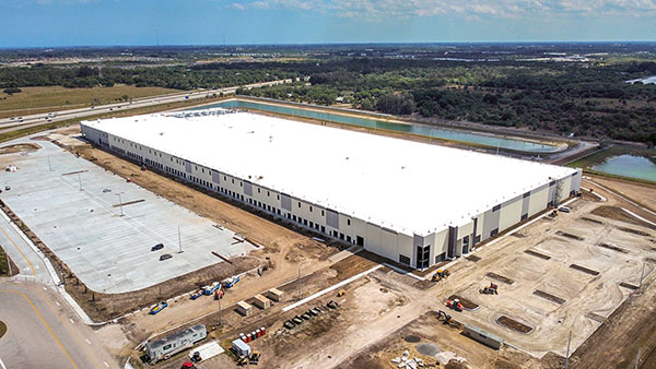 Kings Logistics Center in Fort Pierce under construction