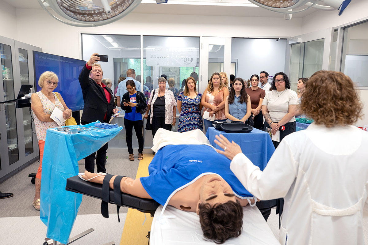 Simulated hospital gives nursing students a taste of real life