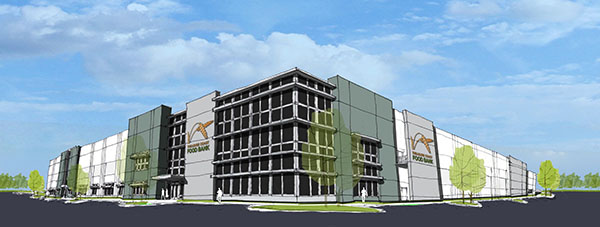 Rendering of the planned Treasure Coast Food Bank’s 113,000-square-foot warehouse and distribution facility.